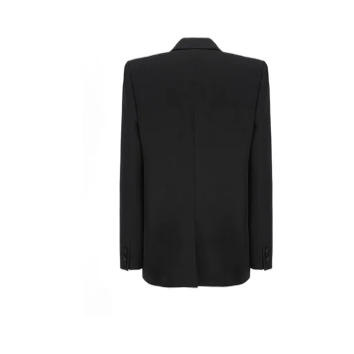 Saint Laurent Single-Breasted Long-Sleeved Jacket
