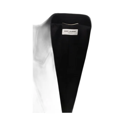 Saint Laurent Single-Breasted Long-Sleeved Jacket