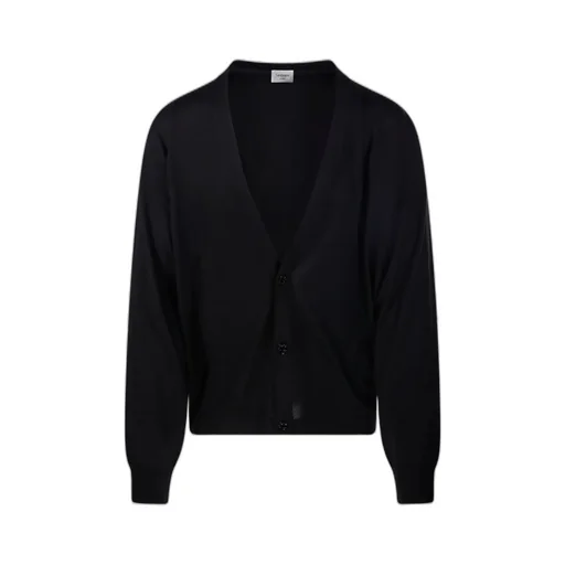 Saint Laurent Button-Up V-Neck Cardigan