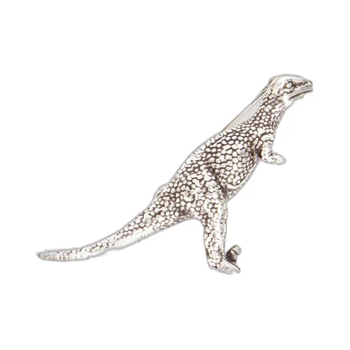 Saint Laurent Animal Shaped Logo Engraved Brooch