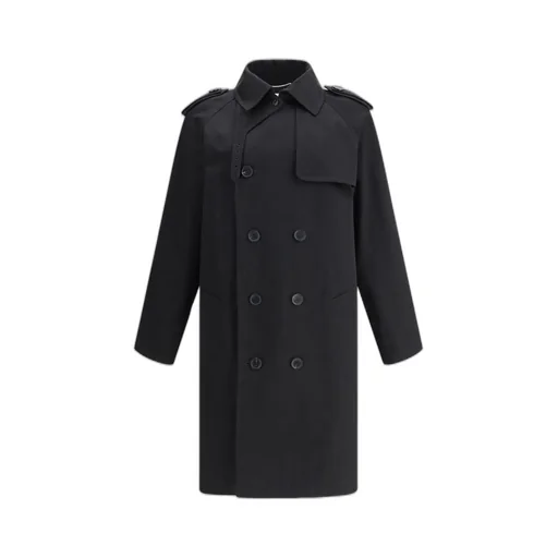 Saint Laurent Double-Breasted Trench Coat