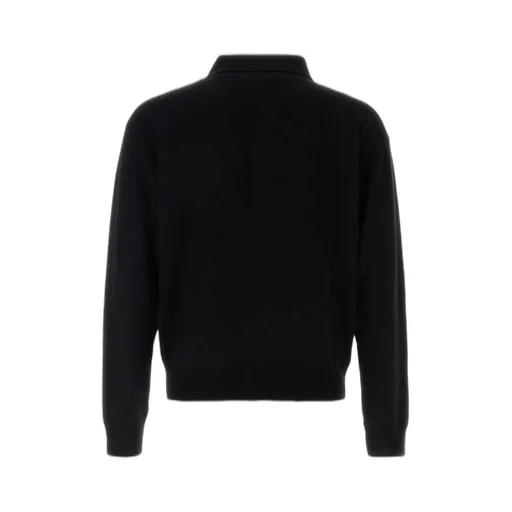 Saint Laurent Button Detailed Knitted Polo Shirt
