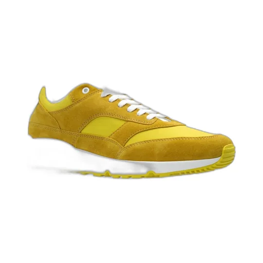 Saint Laurent Round Toe Lace-Up Sneakers
