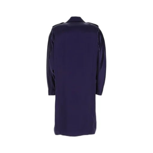 Saint Laurent Single-Breasted Long-Sleeved Coat