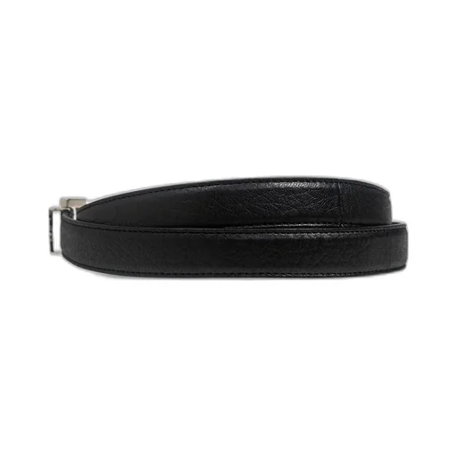 Saint Laurent Logo Plaque Buckled Belt