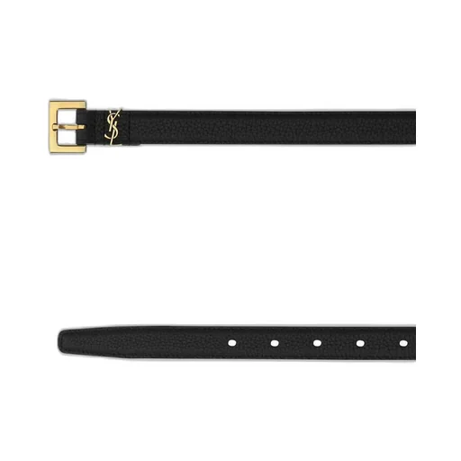 Saint Laurent Cassandre Thin Belt