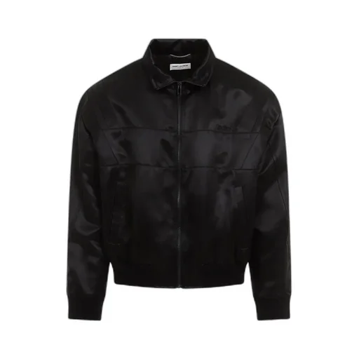 Saint Laurent Zip-Up Teddy Jacket