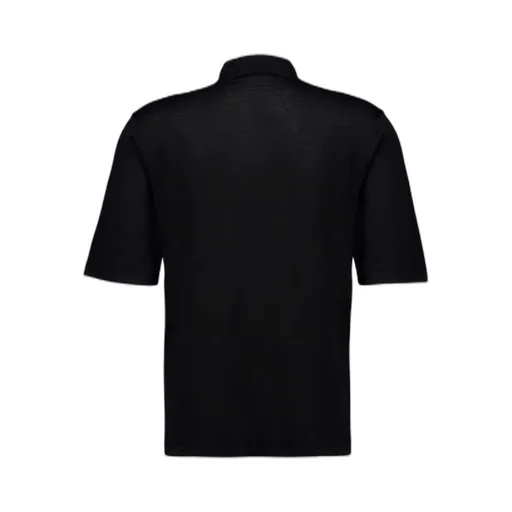 Saint Laurent Button Detailed Knitted Polo Shirt