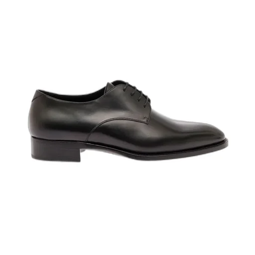 Saint Laurent Round Toe Classic Derby Shoes