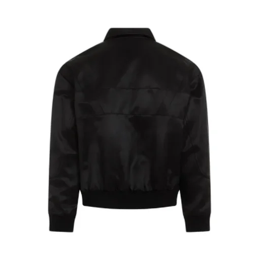 Saint Laurent Zip-Up Teddy Jacket