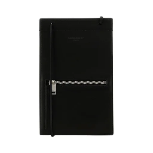 Saint Laurent Paris Zip Detailed Card Holder