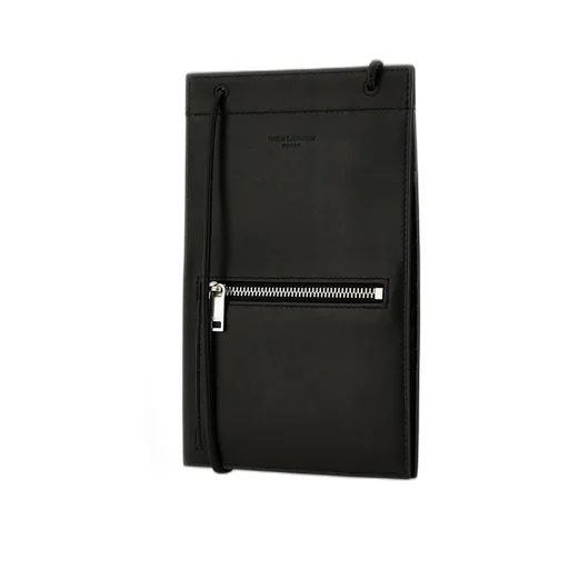 Saint Laurent Paris Zip Detailed Card Holder
