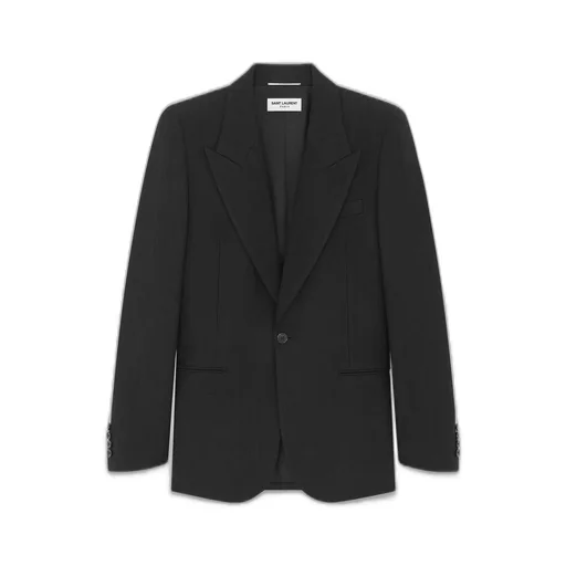 Saint Laurent Single-Breasted Tailored Blazer