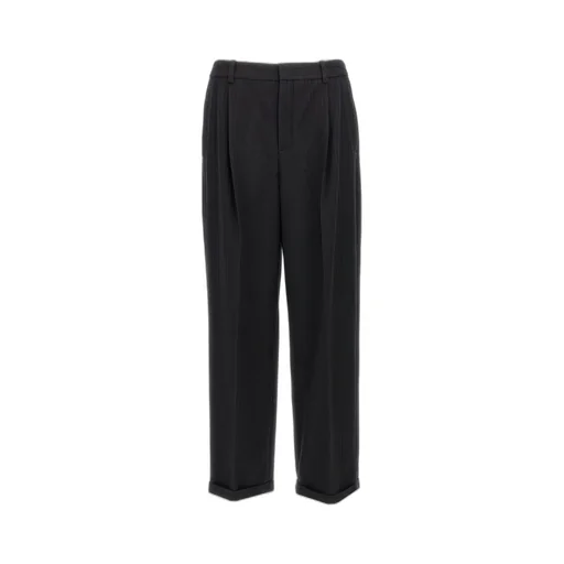 Saint Laurent 90's Striped High Waist Pants