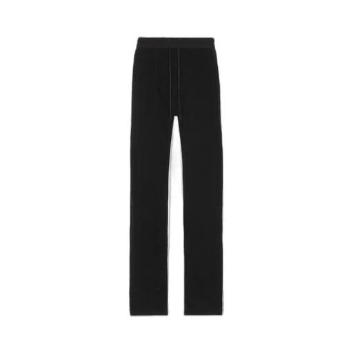 Saint Laurent Drawstring Straight Leg Trousers