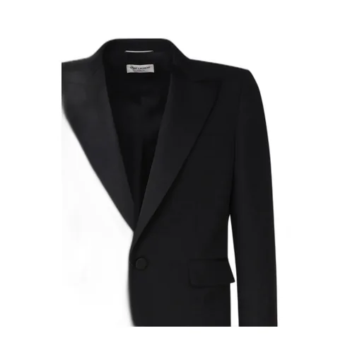 Saint Laurent Single-Breasted Tuxedo Jacket