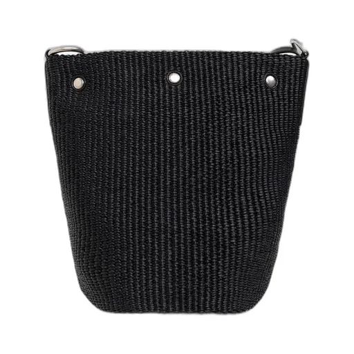 Saint Laurent Logo Embroidered Bucket Bag