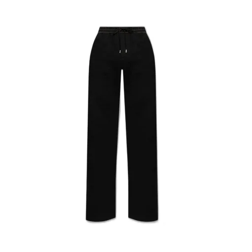 Saint Laurent Drawstring Wide Leg Pants