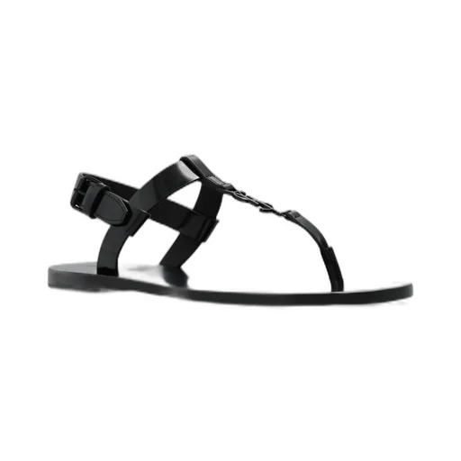 Saint Laurent Cassandre Open Toe Sandals