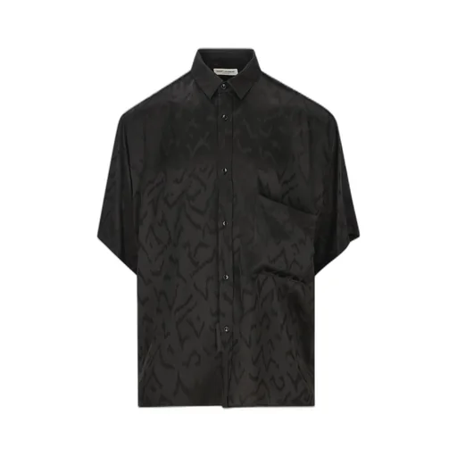 Saint Laurent Oversize Short-Sleeved Shirt