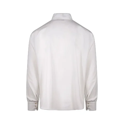 Saint Laurent Button Detailed Long-Sleeved Shirt