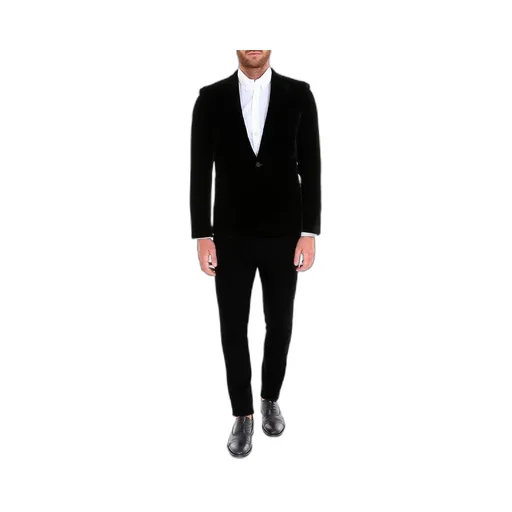 Saint Laurent Velvet Long-Sleeved Blazer