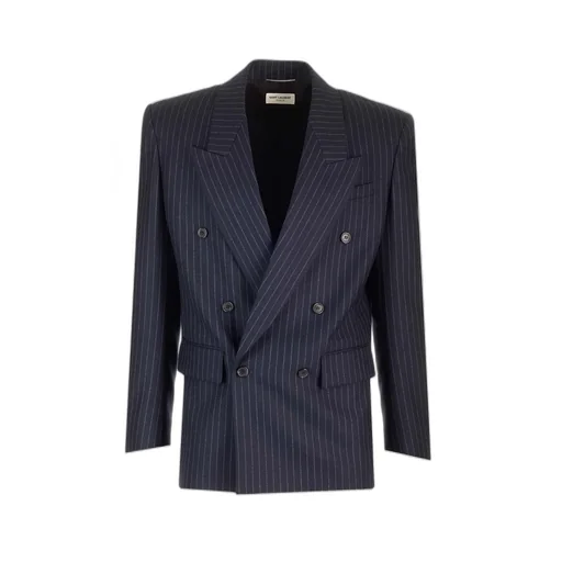 Saint Laurent Oversized Striped Jacket