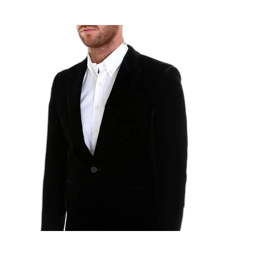 Saint Laurent Velvet Long-Sleeved Blazer