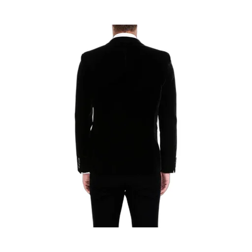 Saint Laurent Velvet Long-Sleeved Blazer