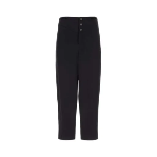 Saint Laurent Button Detailed Straight Leg Pants