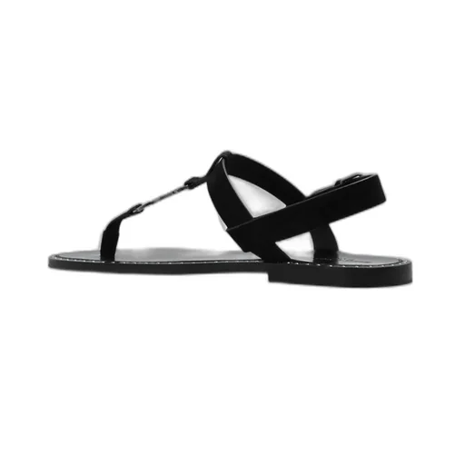 Saint Laurent Cassandra Logo Plaque Sandals