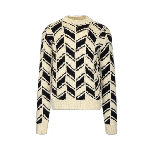 Saint Laurent Chevron Jacquard Jumper