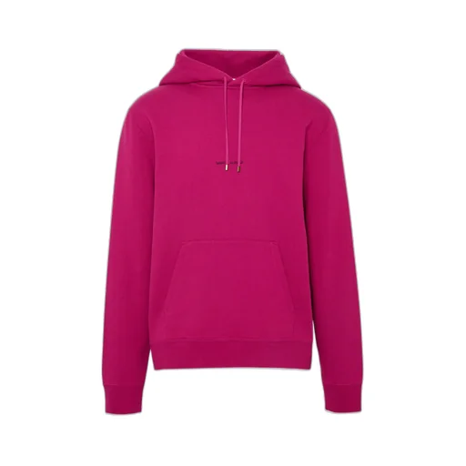Saint Laurent Logo Printed Drawstring Hoodie