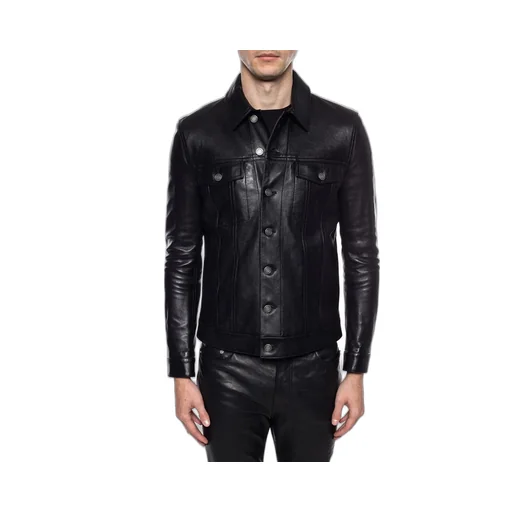 Saint Laurent Buttoned Long-Sleeved Jacket