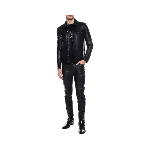 Saint Laurent Buttoned Long-Sleeved Jacket