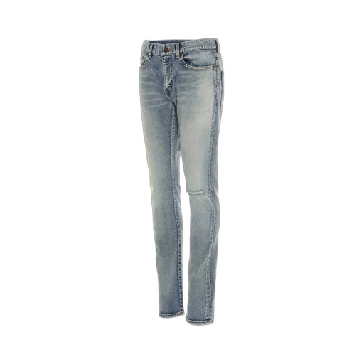 Saint Laurent Distressed Skinny Jeans