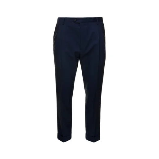 Reveres 1949 Tailored Wool Blend Trousers