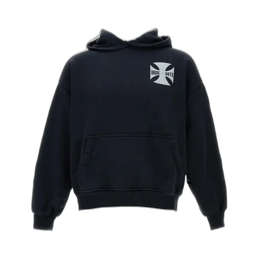Rhude Logo-Printed Long Sleeved Hoodie