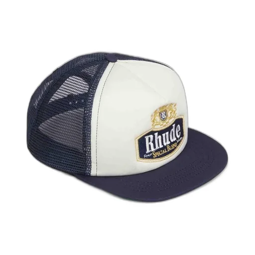 Rhude Logo Embroidered Trucker Hat