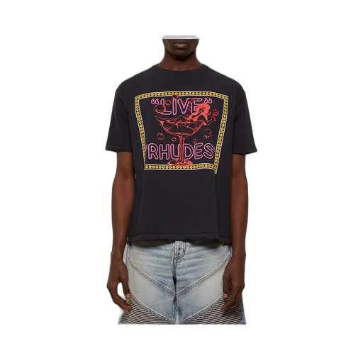 Rhude Graphic Printed Crewneck T-Shirt