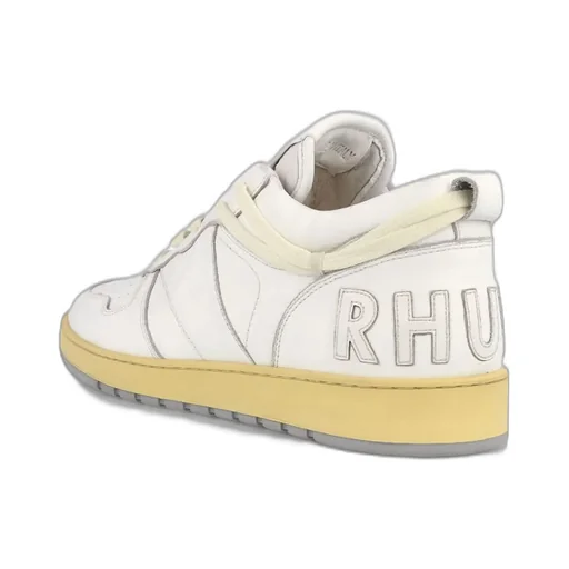Rhude Logo Patch Lace-Up Sneakers