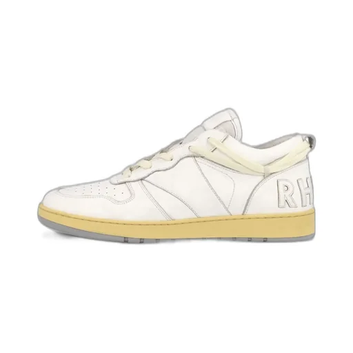 Rhude Logo Patch Lace-Up Sneakers