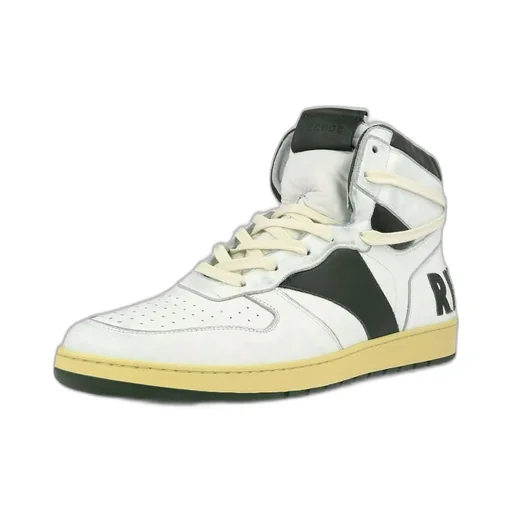 Rhude Logo Patch Lace-Up Sneakers