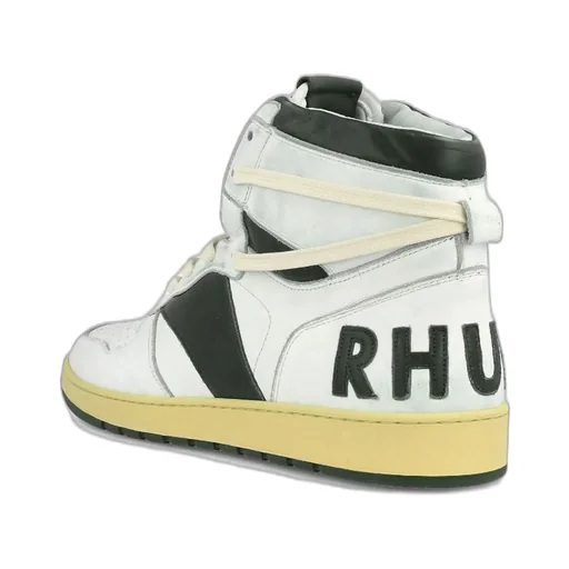 Rhude Logo Patch Lace-Up Sneakers