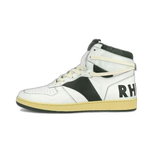 Rhude Logo Patch Lace-Up Sneakers