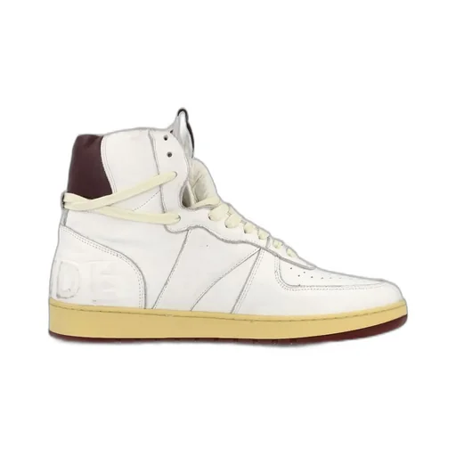 Rhude Logo Embossed Lace-Up Sneakers