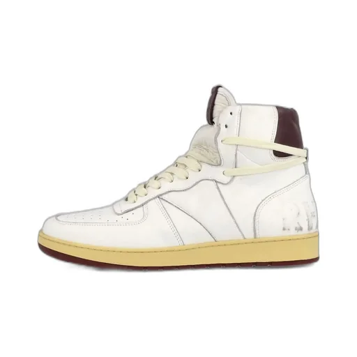 Rhude Logo Embossed Lace-Up Sneakers