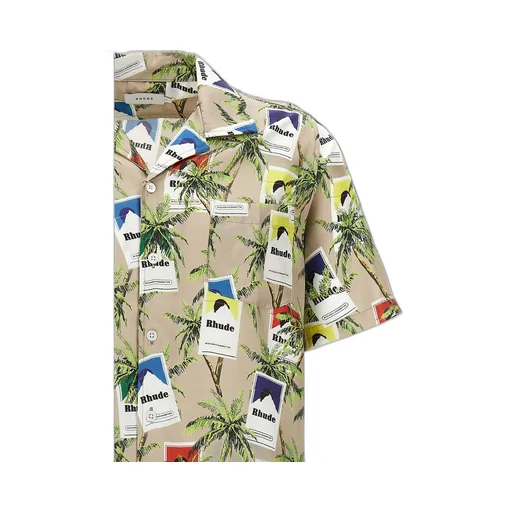 Rhude Cigarette-Printed Short-Sleeved Shirt