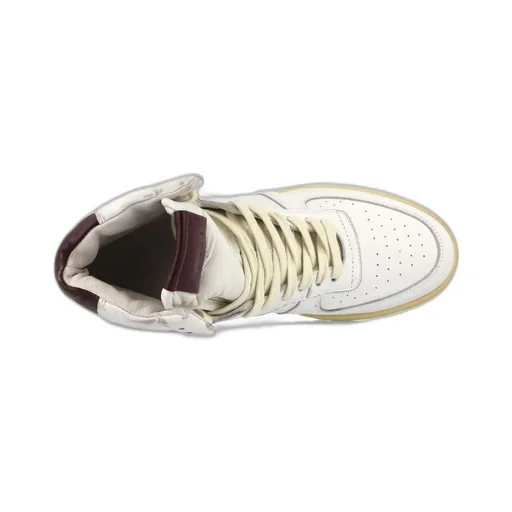 Rhude Logo Embossed Lace-Up Sneakers