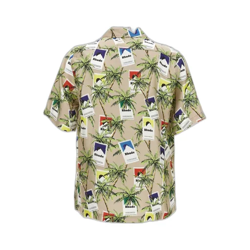 Rhude Cigarette-Printed Short-Sleeved Shirt